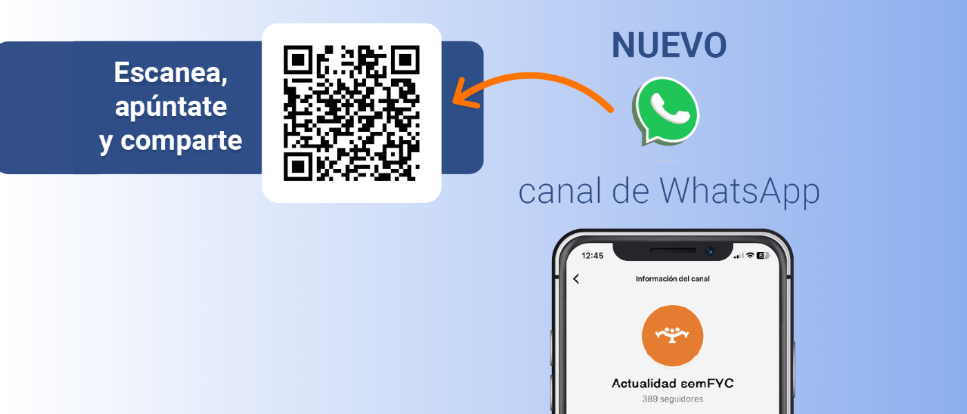La semFYC lanza un nuevo canal de WhatsApp
